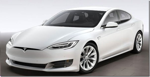 Tesla Model S photo (white)