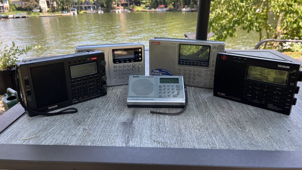 Tecsun PL-990, P:L-660, Sangean ATS-909, Grundig G4000A, Kaito KA1101